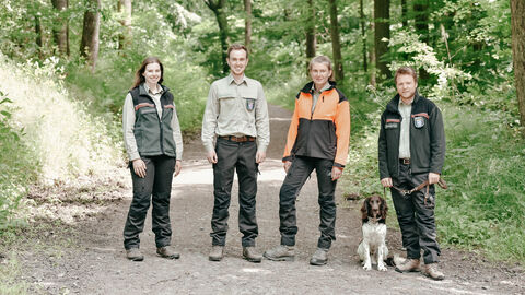 Mitarbeiterinnen und Mitarbeiter von HessenForst