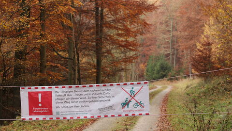 Wegeabsperrung Wegeabsperrung