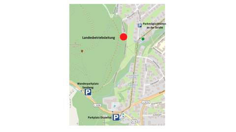 Anfahrt Landesbetriebsleitung in Kassel