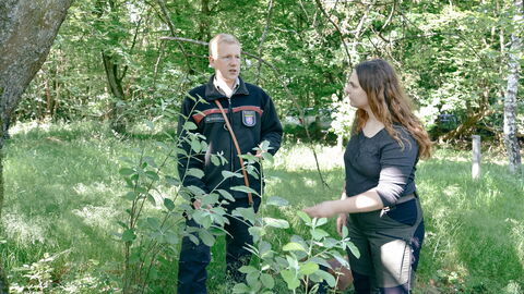 Förster mit FÖJ`lerin Förster mit FÖJ`lerin