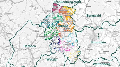 Reviergrenzen Biedenkopf Reviergrenzen Biedenkopf