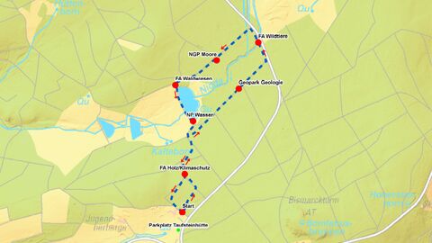 Wanderroute Wanderroute
