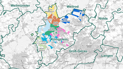 Karte Revierübersicht Karte Revierübersicht