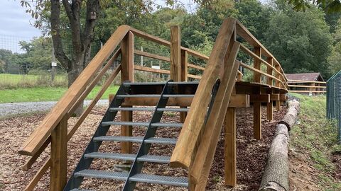 Bärenbrücke 1 Eine Holzkonstruktion