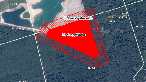 Sperrgebiet der Allgemeinverfügung